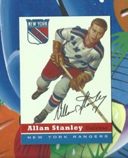 Allan Stanley New York Rangers # 41  ...not original vintage card...  *125