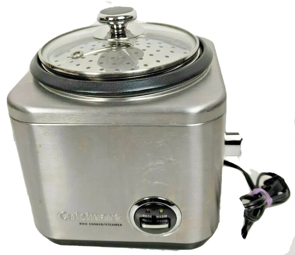 Cuisinart CRC-400 Stainless Steel 4 Cup Rice Cooker and Steamer