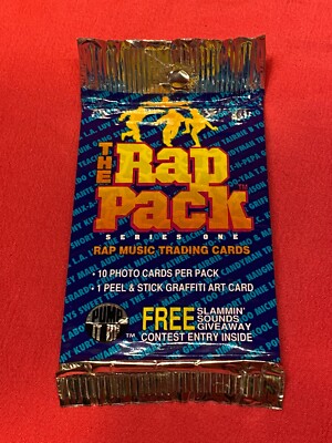 Lot 36 Packs Vtg 1991 The Rap Pack Rap Music Trading Cards 10 Ea