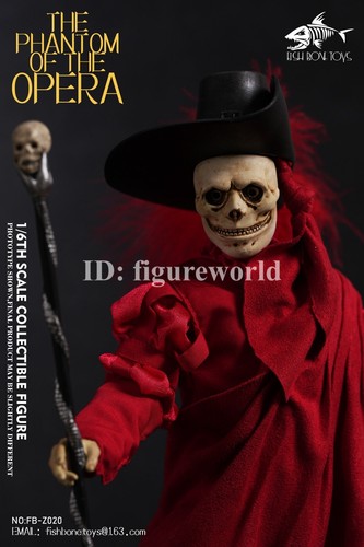 Pre-order FISH BONETOYS FB-Z020 1/6 The Phantom of the Opera Action Figure Mdoel - Picture 3 of 9