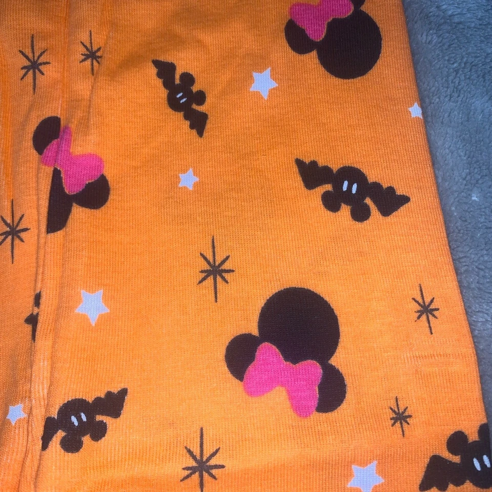 Talla 4 Disney Minnie Mouse Halloween Pijama Pantalones Minnie Heads & Bats Nuevo sin Etiquetas Foto 2 de 4