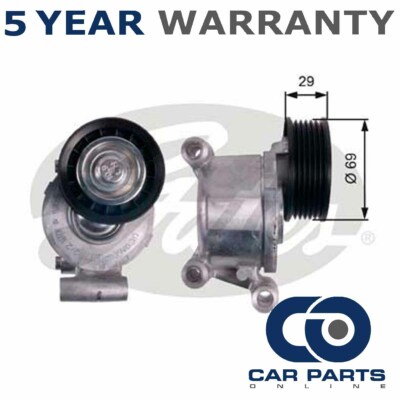 Gates Drive Belt Tensioner Pulley Fits Focus Focus C-Max C-Max V50 - GAT7322