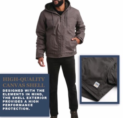 Mens Bass Creek Outfitters Men's Workwear Vest Heavyweight