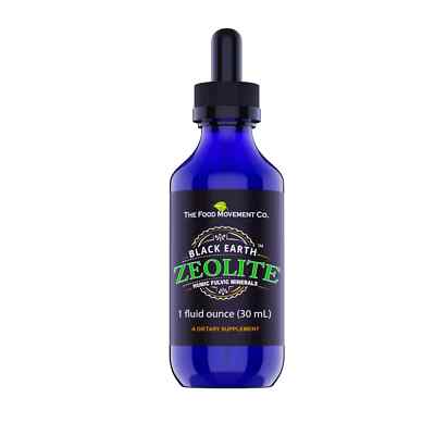 Black Earth Zeolite with Humic Fulvic Acids Trace Minerals for Adults and Kids