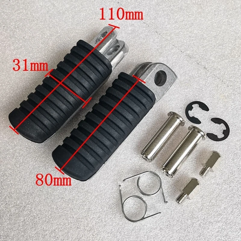 Foot Peg Front Rider Footrest For Kawasaki Z750 ZR7 ZR7S ZR900 Z900 Z900RS 99-23 - Imagem 3 de 4