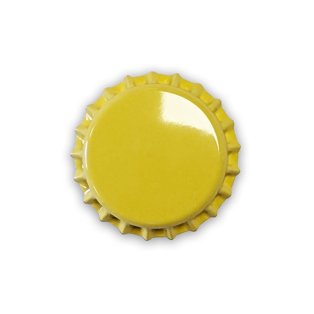 Brew2Bottle Yellow Crown Caps (50 Pack)