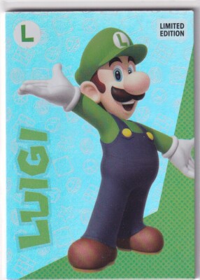 Panini Super Mario Playtime 2023 Stickeralbum Limited Edition Karte Luigi