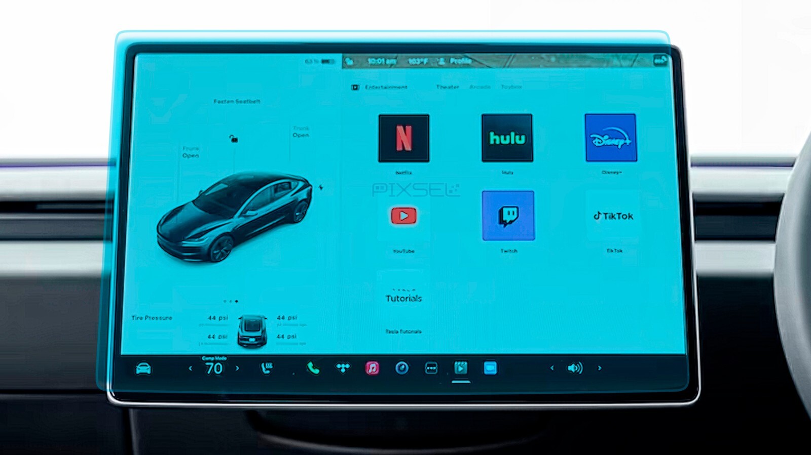 TESLA MODEL 3 Multimedia Screen Protector 16“ 2023 -