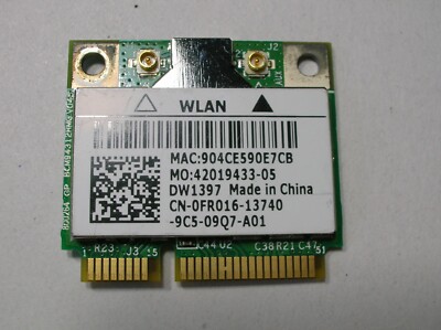 Dell DW1397 WiFi Card CN-0FR016 Broadcom BCM94312HMG
