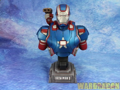 Iron Man Iron Patriot WDS painted warmachine The Iron Patriot Armor d28 - Picture 9 of 12