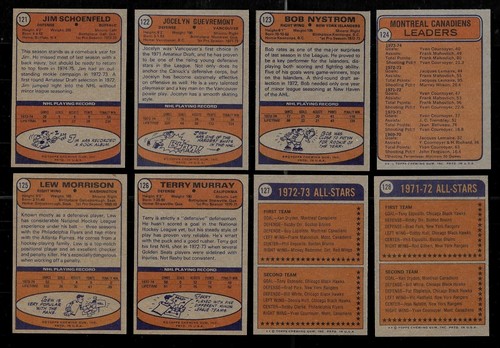 1974-75 TOPPS 74-75 NHL HOCKEY CARD 1-132 + ERROR SEE LIST - Picture 206 of 218