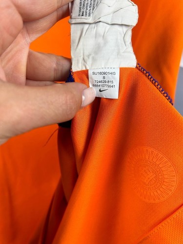Netherlands Jersey Home football Soccer shirt 2016 - 2017 Nike Men Size S ig93 - Picture 14 of 14