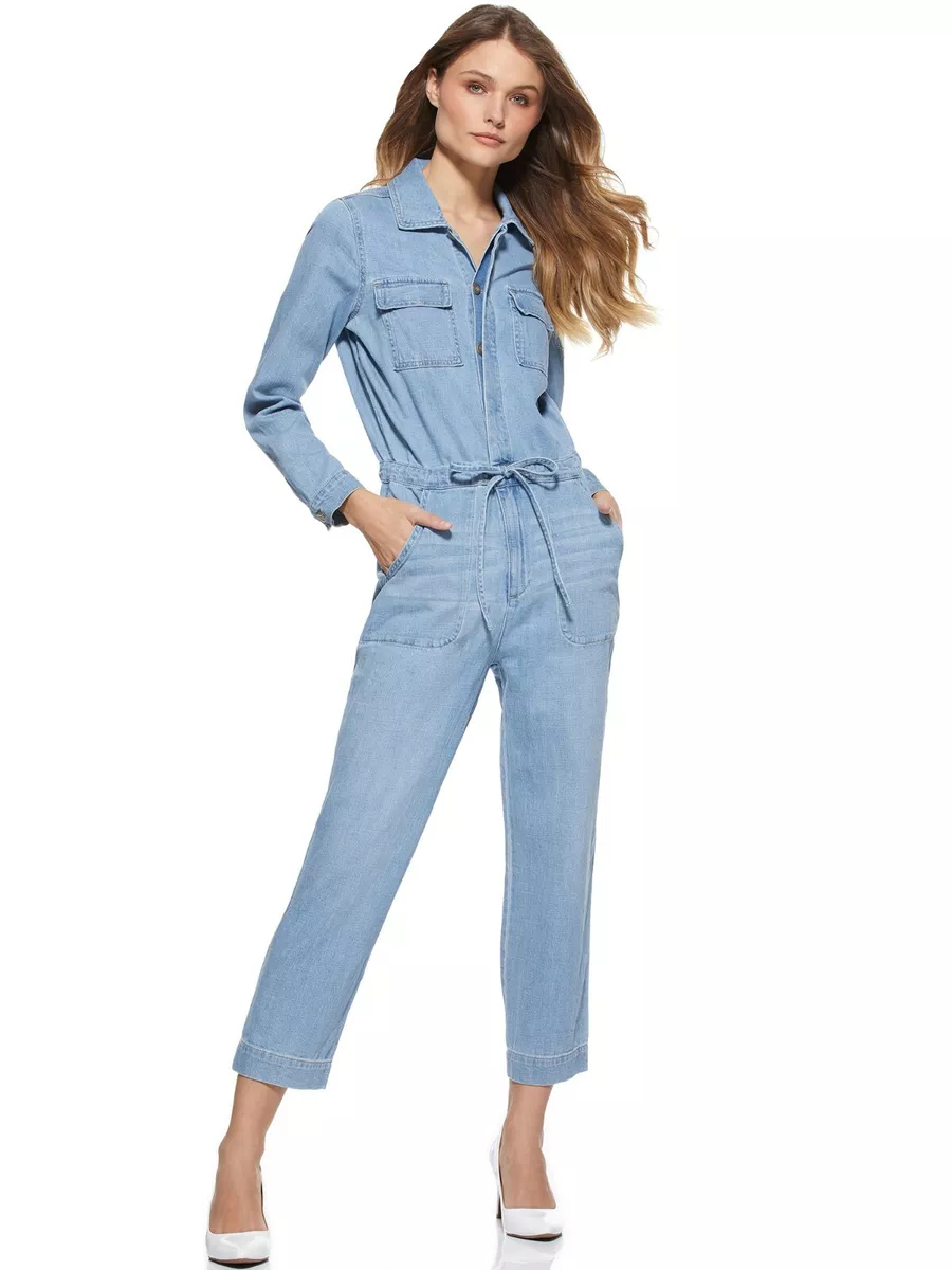 Denim jumpsuit - Light denim blue - Ladies