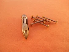 5 BOBBINS 1 VS SHUTTLE BOBBIN CASE FOR SINGER 27,28,127,128 TREADLE SEWING#8327