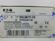 Eaton XTCE018C10B Other Contactors Surplus