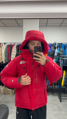 The North Face TNF Himalayan 800 Summit Series Down Red Parka