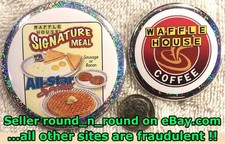 Waffle House PIN BUTTON SET Sig Meal Christmas Gift Cyber Sale Stocking Stuffer