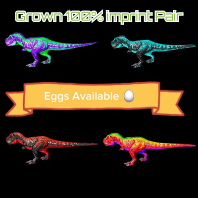 #ad 2054 DMG REX %100 imprint 🦖 PVE ASA Ark Survival Ascended Official Rex $5.00