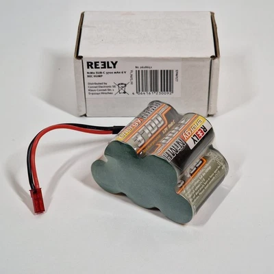 Reely Rc Modellbau Empfängerakku NiMh 6V 3700 mAh Sub-C Hump BEC RE-7855953
