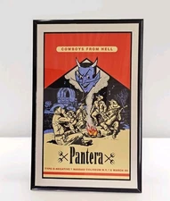 Pantera 1995 NY Nassau Coliseum Framed Concert Poster