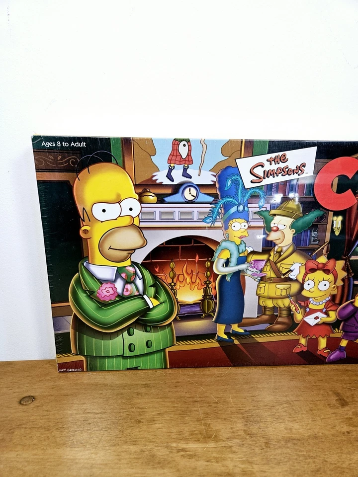 The Simpsons Clue Board Game 2000 First Edition New Sealed with Corner Wear - Image 2 of 4