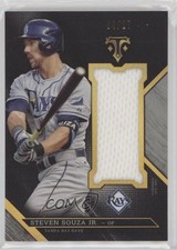 2016 Triple Threads Unity Single Jumbo Relics Silver 4/27 Steven Souza Jr x5u