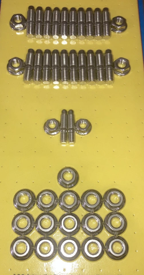 Kit de pernos de cárter de aceite de acero inoxidable pulido ARP 435-1901 para Chevy Big Block Foto 2 de 3