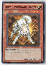 Yugioh - Ryko, Lightsworn Hunter SDDC-EN023 1st Edition - Structure Deck: Dragon