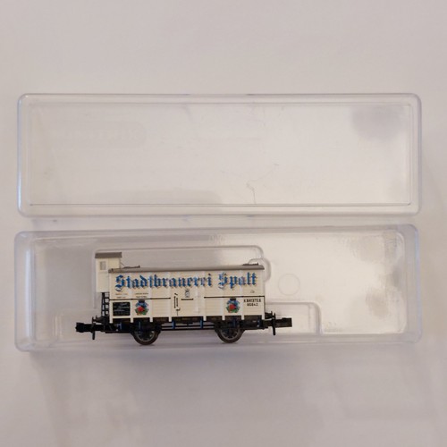 Minitrix Bierwagen 85842 mit Bremshaus Stadtbrauerei Spalt OVP Spur N Neuwertig | Condition: Gebraucht