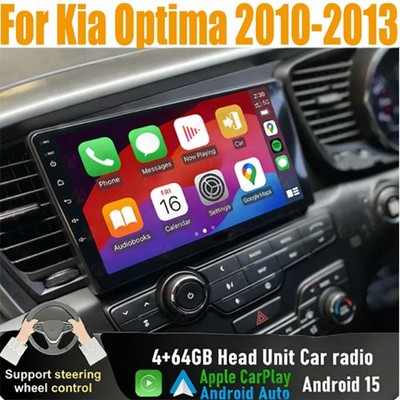 4+64GB 9'' Wireless Carplay & Android Auto Car Radio For Kia Optima 2010-2013