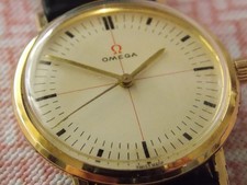 OMEGA MENS RARE DIAL WIND UP WATCH