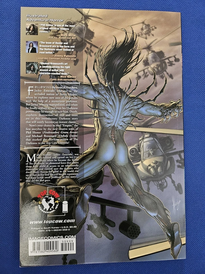 Darkness Accursed Vol 1 TPB (2009 Top Cow) Hester Broussard OOP Horror - Image 2 of 2