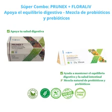FuXion Prunex & Flora Liv Combo Apoya Equilibrio Funcion y Bienestar Digestivo