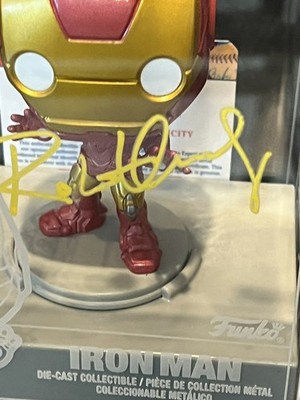 Robert Downey Jr Signed Autograph Die Cast Funko 02 Global