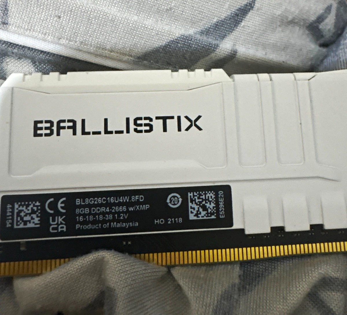 Ballistix PC4-21300 (DDR4-2666) Bus Speed DDR4 SDRAM Memory (RAM