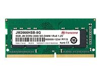 Transcend JetRAM DDR4 module 8 GB SO-DIMM 260-pin 3200 MHz / JM3200HSB-8G