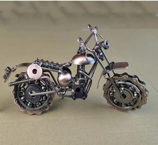 Handmade Vintage Rustic punk metal wrought iron motorcycle screws copper.