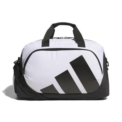 Adidas Golf] Duffle Bag with Shoe Pocket Bold Logo Duffle Bag