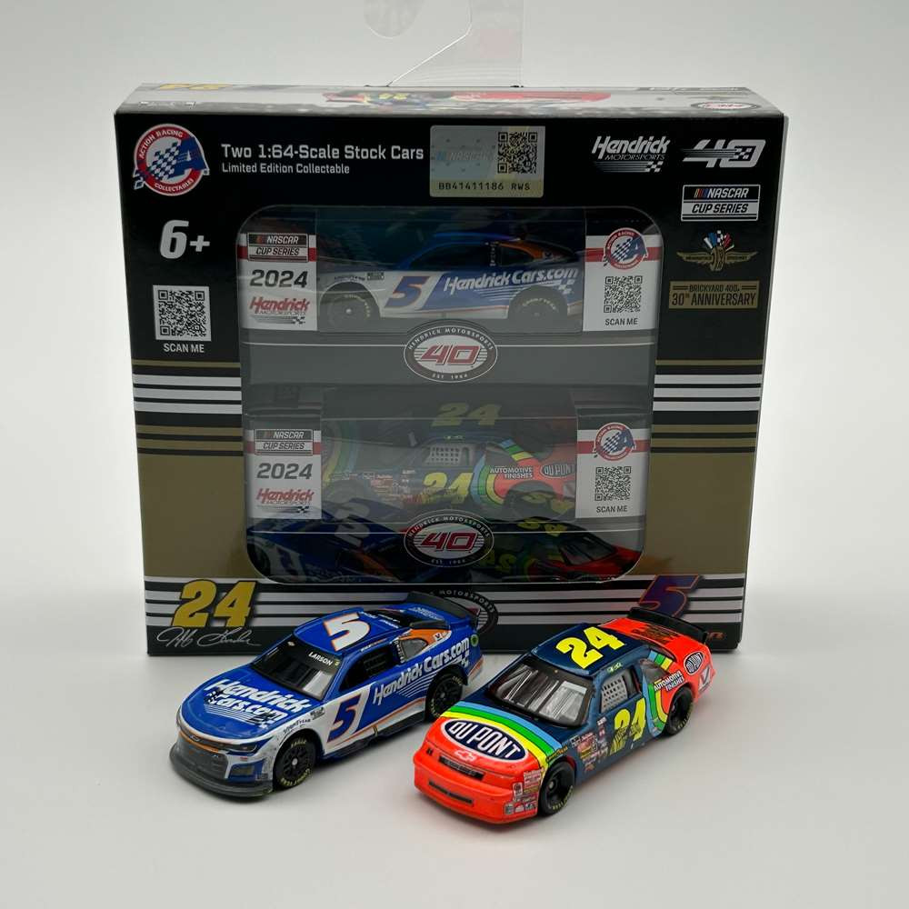 NASCAR 2024 1994 KYLE LARSON JEFF GORDON BRICKYARD 400 INDY WINS SET 1/64 CARS
