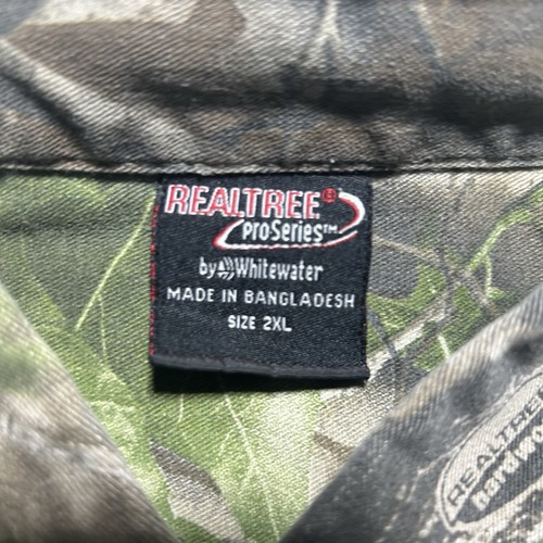 Realtree Pro Series Camo Shirt Size XXL Button Up Long Sleeve - Picture 3 of 5