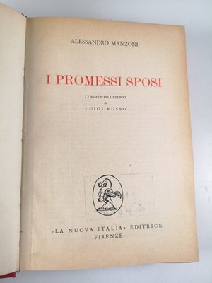 i Promessi Sposi-A. Manzoni - Das neue Italien Ed.1961 Russischer Kommentar