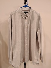 Extra Extra Large Tommy Hilfiger Striped Button Down Shirt