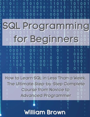 SQL Data Analysis Programming for Beginners William Brown Taschenbuch Englisch