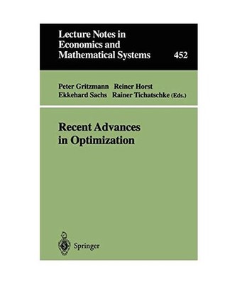 Recent Advances in Optimization: Proceedings of the 8th French-German Conference