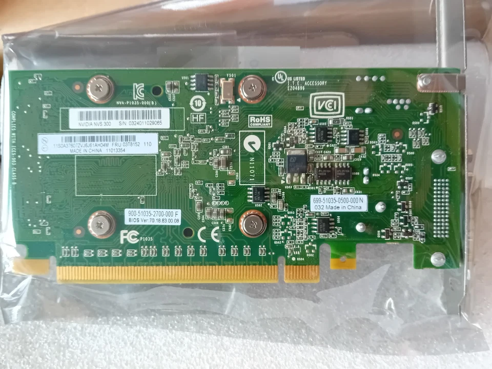 Lenovo NVIDIA NVS 300 DMS59 Dual VGA DVI Graphics Card 0A36528 Software Manual - Image 3 of 4