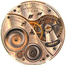 1925 ELGIN POCKET WATCH MOVEMENT 28003393 GRADE: 479 12s 17j QH2