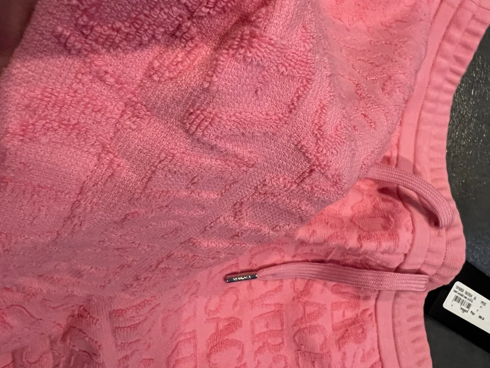 С ЯРЛЫКАМИ Versace женщин жаккардовое полотенце стежок ткани шорты фламинго размер 44 $800 - Изображение 4 из 4