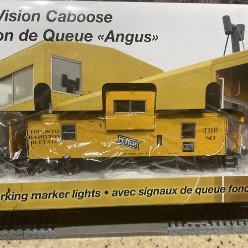 CABOOSE RAPIDO HO ANGUS VISIÓN ANCHA CON LUCES TH&B #80 PN 110074 | Zustand: New