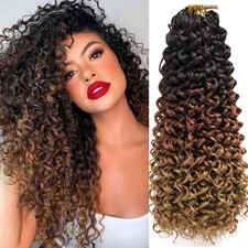 8 Packs Curly Crochet Hair Gogo Curl Crochet Hair for Women Deep Wave Braidin...