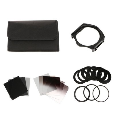 Complete ND 2 4 8 16 Filter Kit for P + Holder + 9 x Adapter